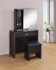 Harvey Brown Vanity Table & Mirror - MyWaynesHome #