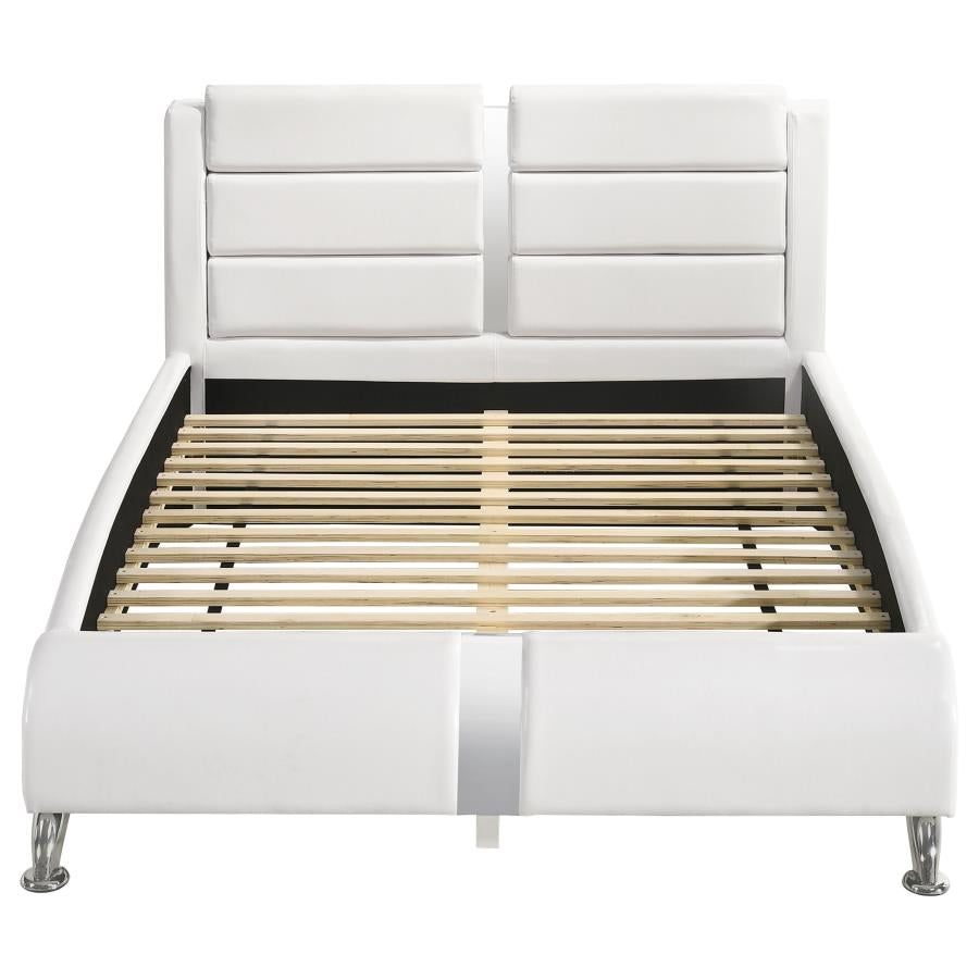 Jeremaine White Eastern King Bed - MyWaynesHome #
