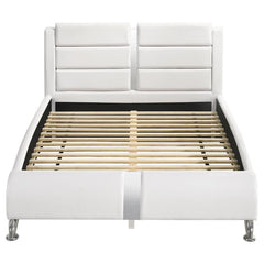 Jeremaine White Eastern King Bed - MyWaynesHome #