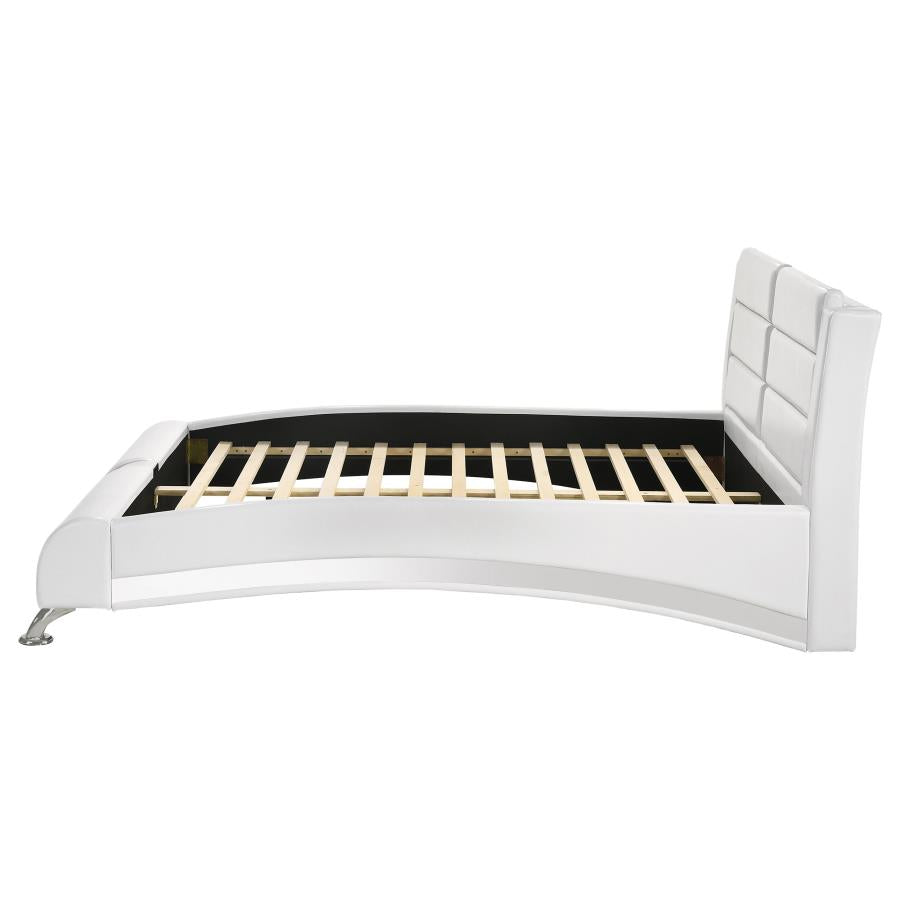Jeremaine White Eastern King Bed - MyWaynesHome #