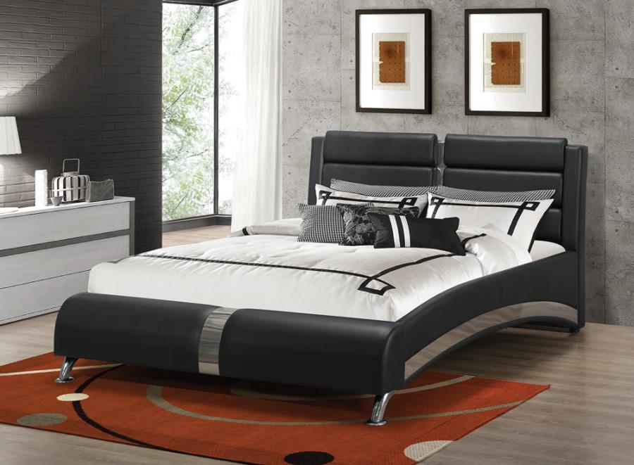 Jeremaine Black California King Bed - MyWaynesHome #