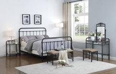 Livingston Brown Eastern King Bed - MyWaynesHome #