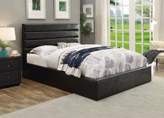 Riverbend Black Eastern King Storage Bed - MyWaynesHome #