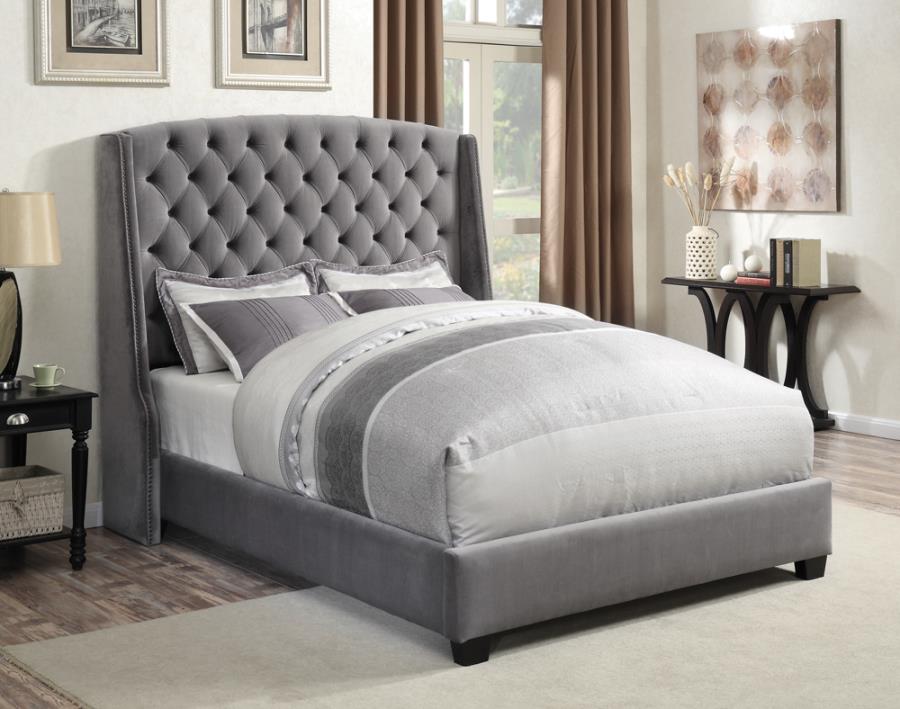 Pissarro Grey California King Bed - MyWaynesHome #