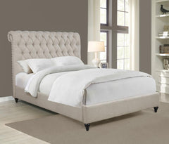 Devon Beige Full Bed - MyWaynesHome #