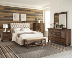 Devon Brown California King Bed 5 Pc Set - MyWaynesHome #