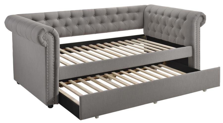 Kepner Grey Twin Daybed W/ Trundle - MyWaynesHome #