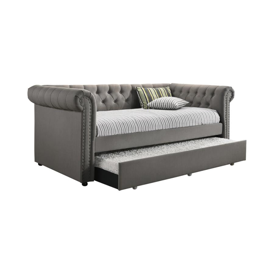 Kepner Grey Twin Daybed W/ Trundle - MyWaynesHome #
