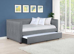 Brodie Grey Twin Daybed W/ Trundle - MyWaynesHome #
