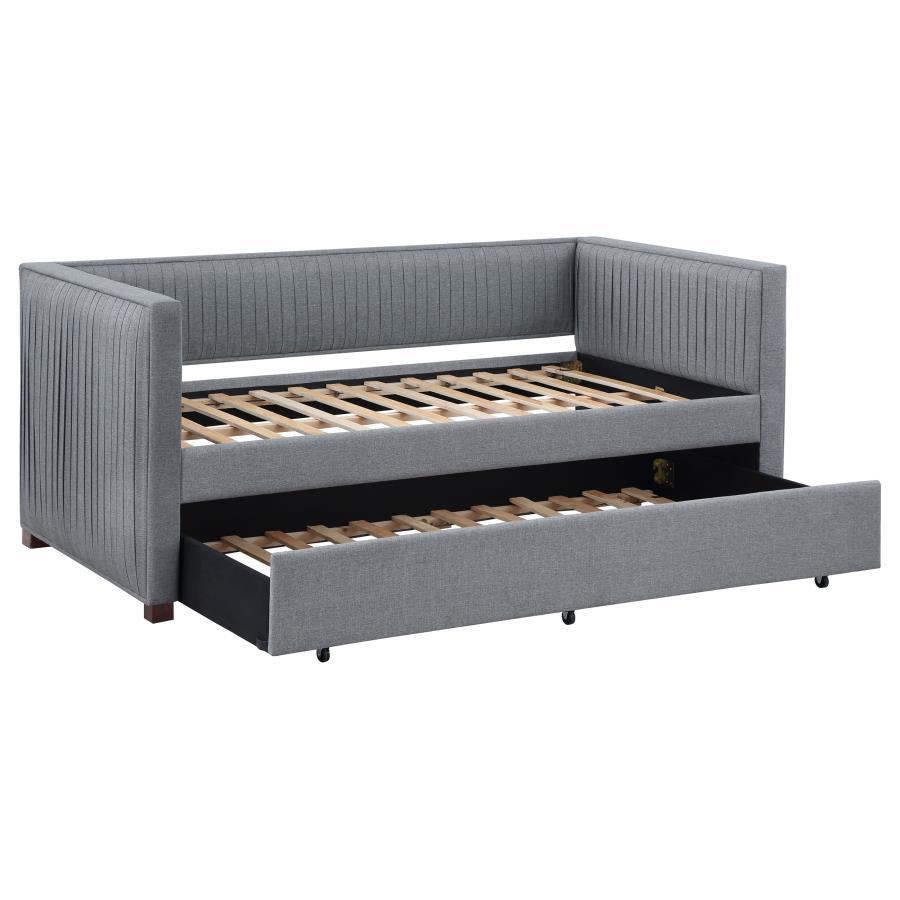 Brodie Grey Twin Daybed W/ Trundle - MyWaynesHome #