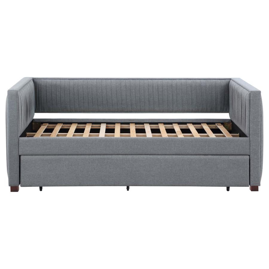 Brodie Grey Twin Daybed W/ Trundle - MyWaynesHome #