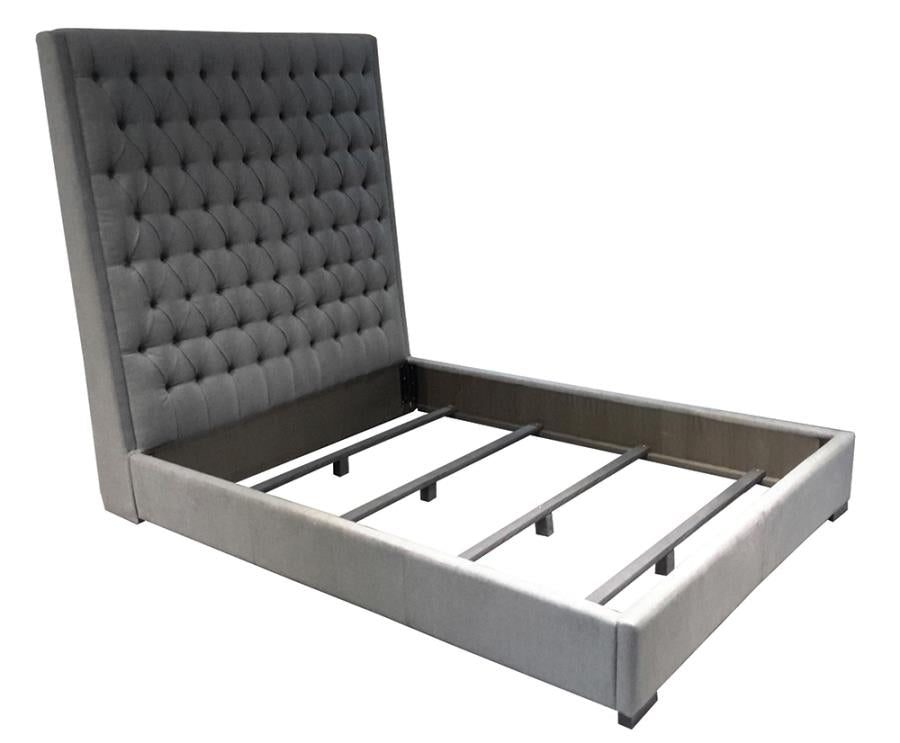 Camille Grey Eastern King Headboard - MyWaynesHome #