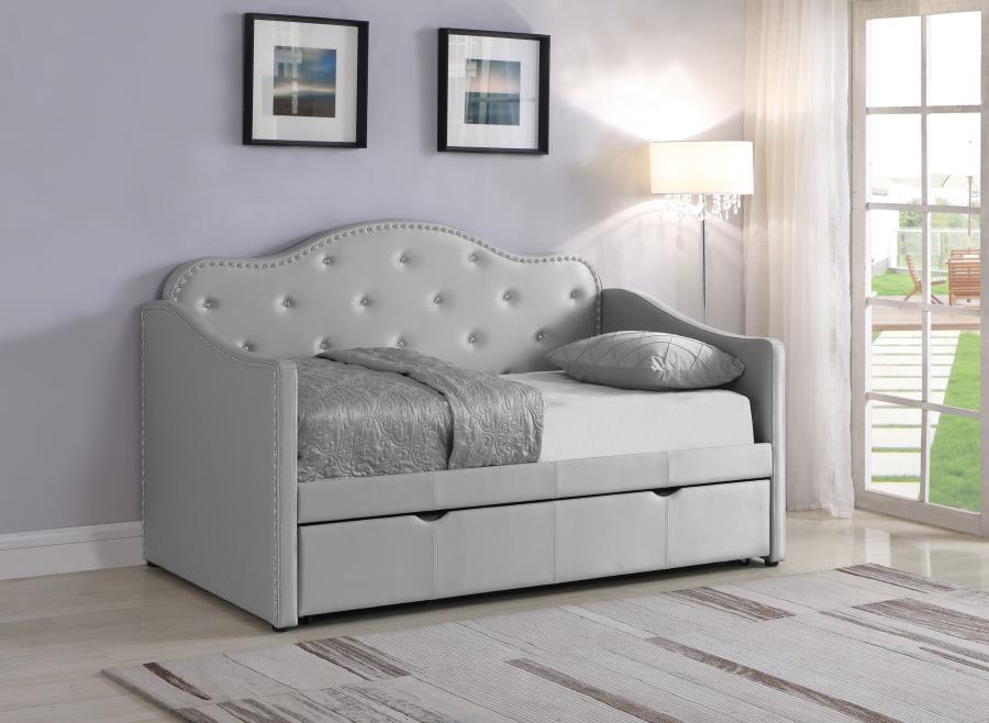 Elmore Grey Twin Daybed W/ Trundle - MyWaynesHome #