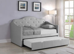 Elmore Grey Twin Daybed W/ Trundle - MyWaynesHome #