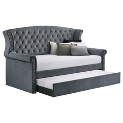 Scarlett Grey Twin Daybed W/ Trundle - MyWaynesHome #