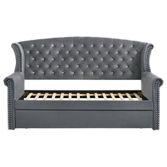 Scarlett Grey Twin Daybed W/ Trundle - MyWaynesHome #