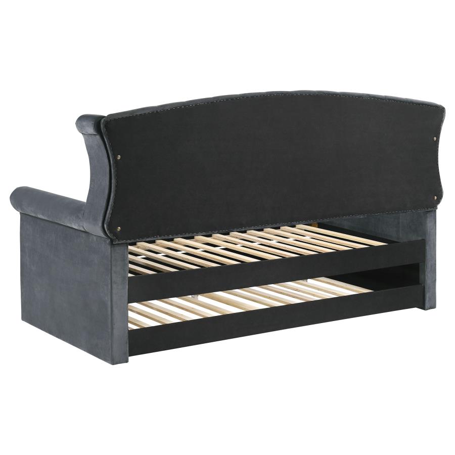 Scarlett Grey Twin Daybed W/ Trundle - MyWaynesHome #