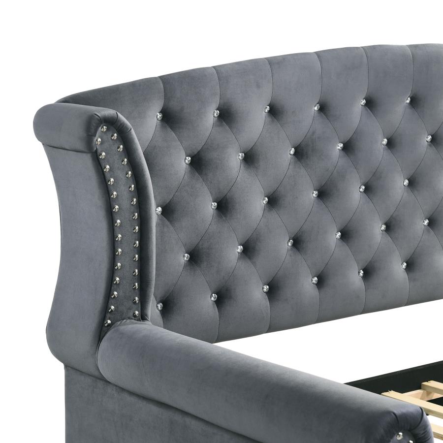 Scarlett Grey Twin Daybed W/ Trundle - MyWaynesHome #