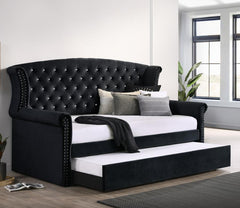 Scarlett Black Twin Daybed W/ Trundle - MyWaynesHome #