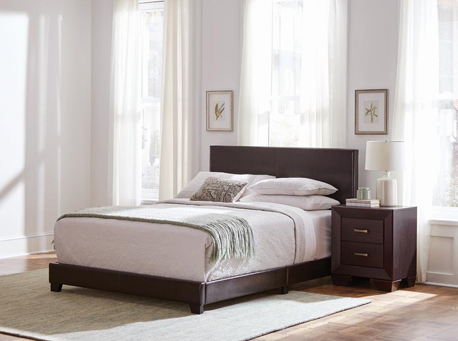 Dorian Brown Eastern King Bed 5 Pc Set - MyWaynesHome #