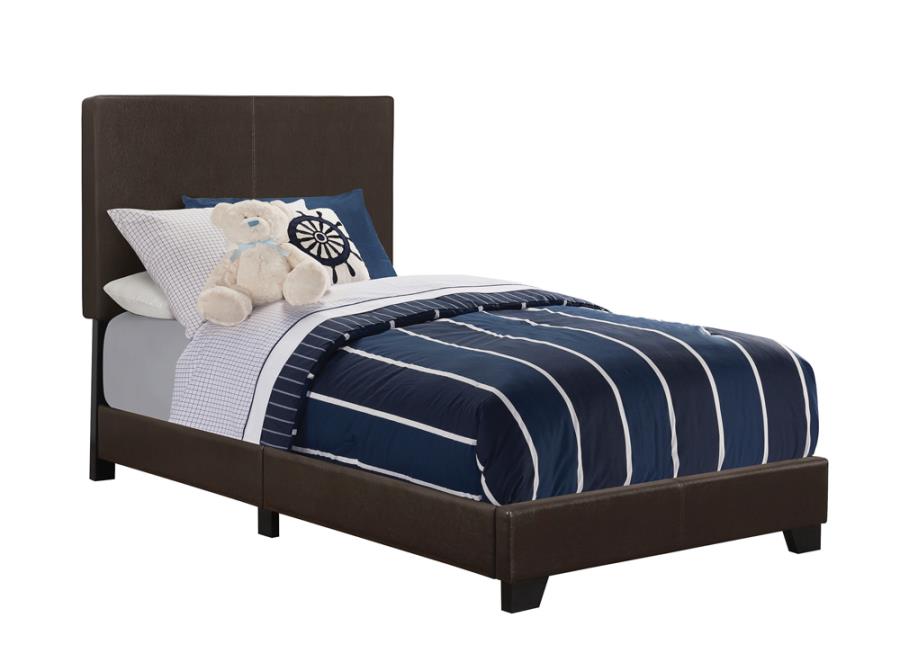 Dorian Brown Twin Bed 5 Pc Set - MyWaynesHome #