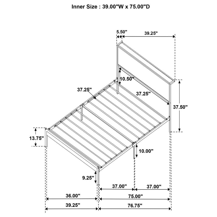 Ricky Brown Twin Bed - MyWaynesHome #