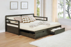 Sorrento Grey Twin Xl Daybed W/ Extension Trundle - MyWaynesHome #