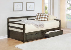 Sorrento Grey Twin Xl Daybed W/ Extension Trundle - MyWaynesHome #