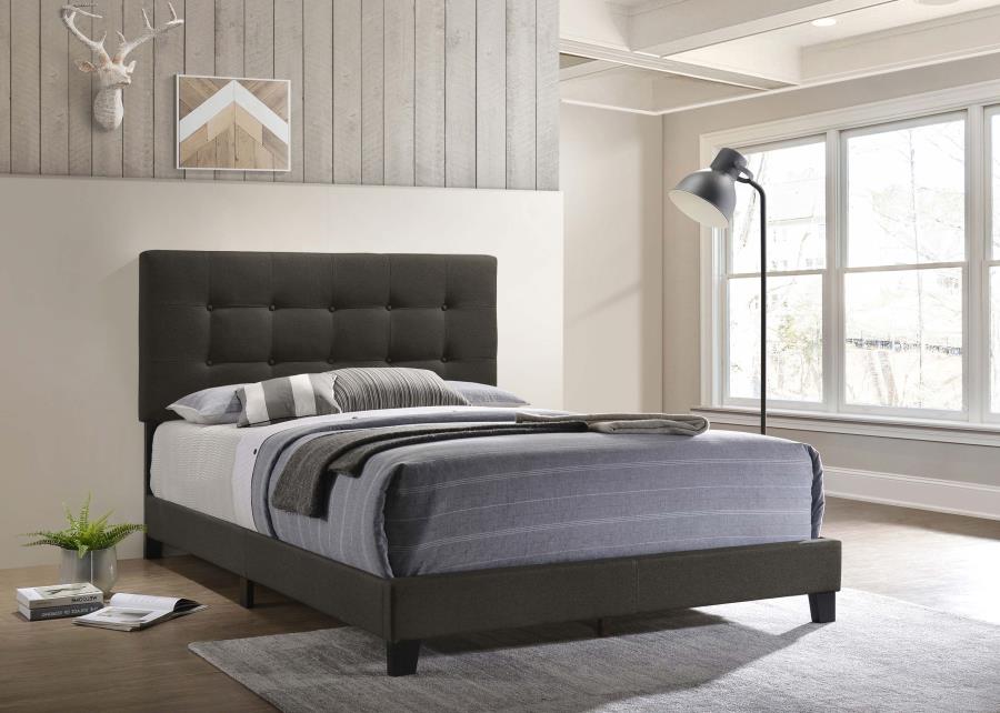 Mapes Grey Eastern King Bed - MyWaynesHome #