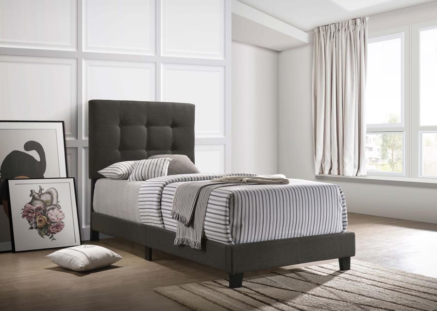 Mapes Grey Twin Bed - MyWaynesHome #