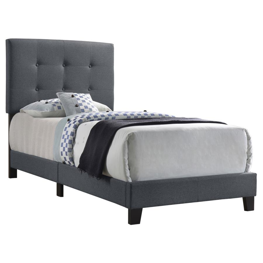 Mapes Grey Twin Bed - MyWaynesHome #