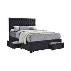 Soledad Grey Full Storage Bed - MyWaynesHome #