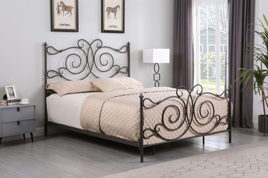 Parleys Brown Queen Bed - MyWaynesHome #