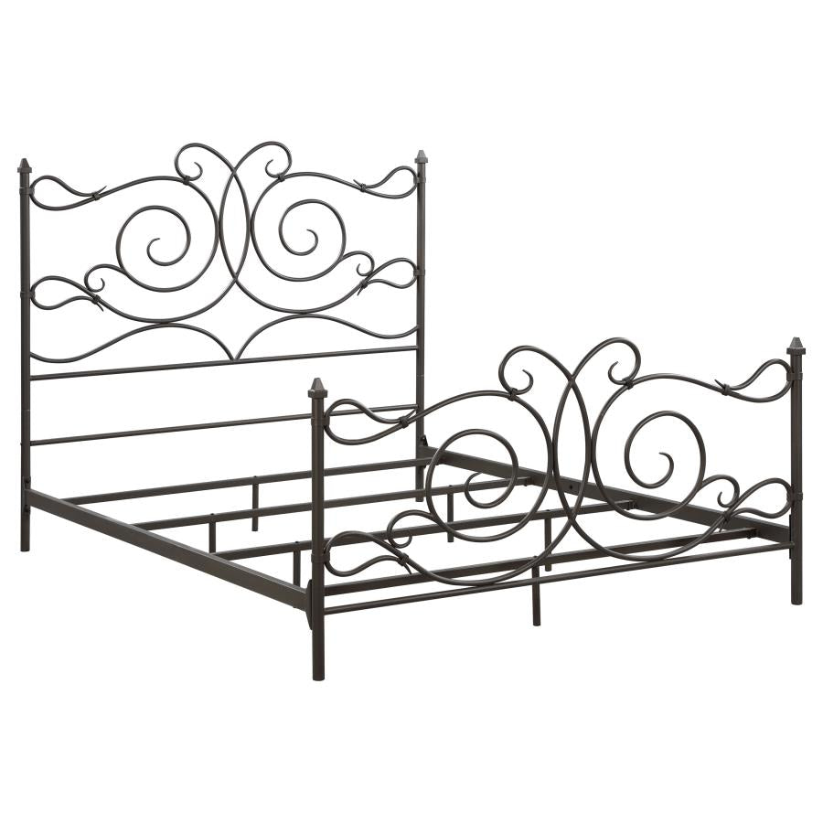 Parleys Brown Queen Bed - MyWaynesHome #