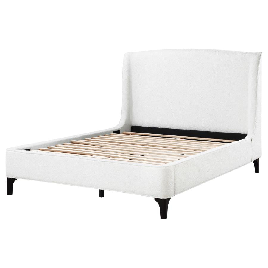 Mosby White Eastern King Bed - MyWaynesHome #