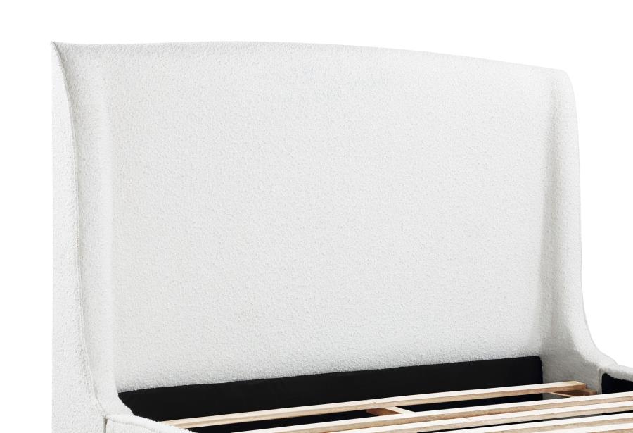 Mosby White Eastern King Bed - MyWaynesHome #