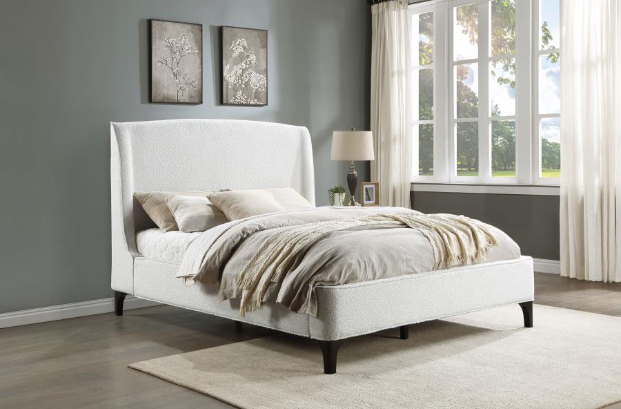 Mosby White Queen Bed - MyWaynesHome #