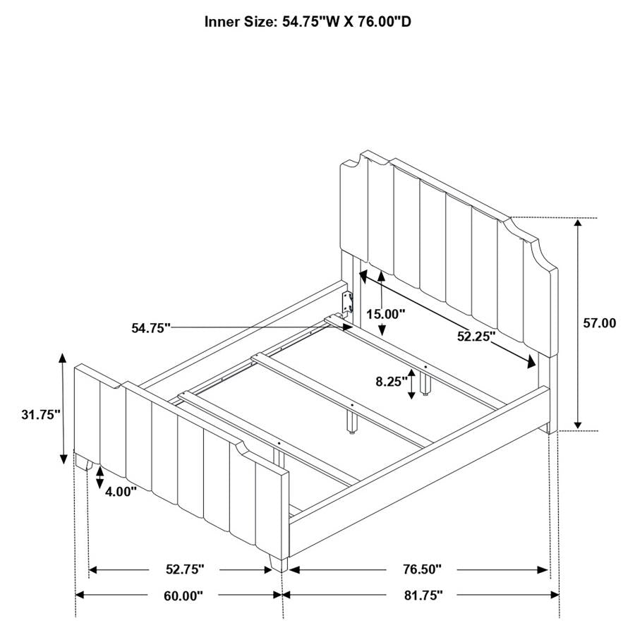 Fiona Grey Full Bed - MyWaynesHome #