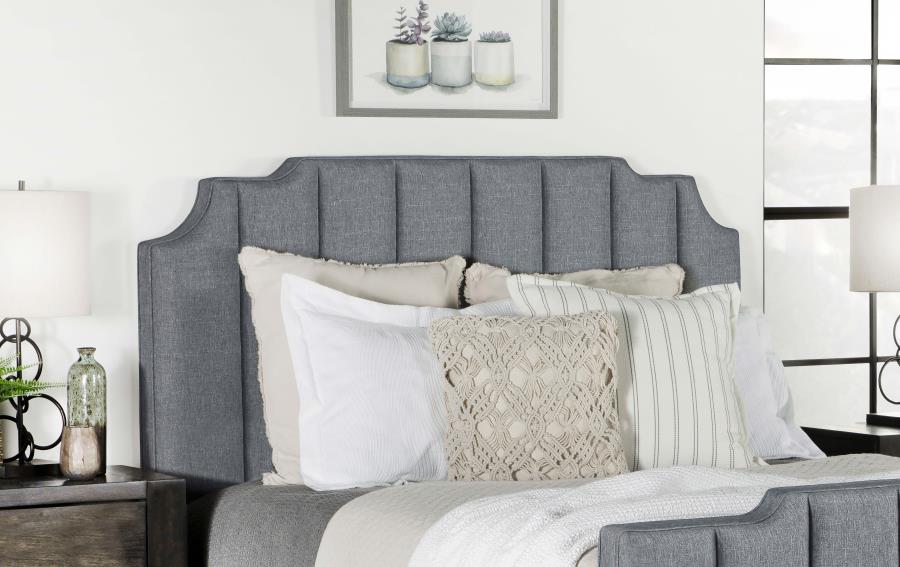 Fiona Grey Eastern King Bed - MyWaynesHome #