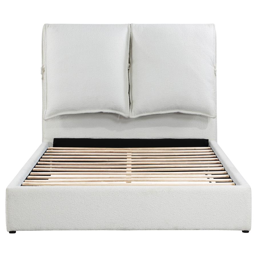 Gwendoline White Queen Bed - MyWaynesHome #
