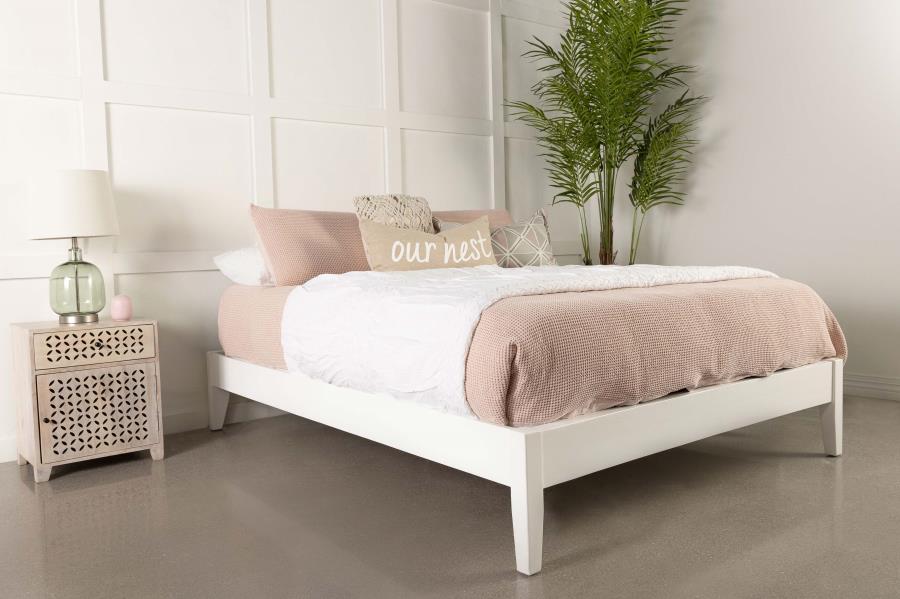 Hounslow White California King Bed - MyWaynesHome #