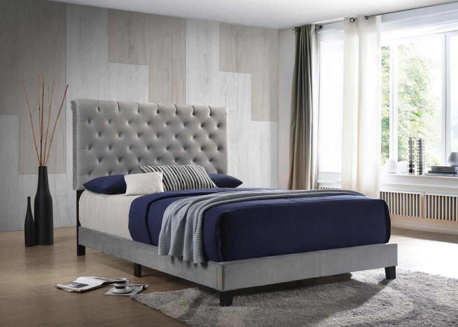 Warner Grey Queen Bed - MyWaynesHome #