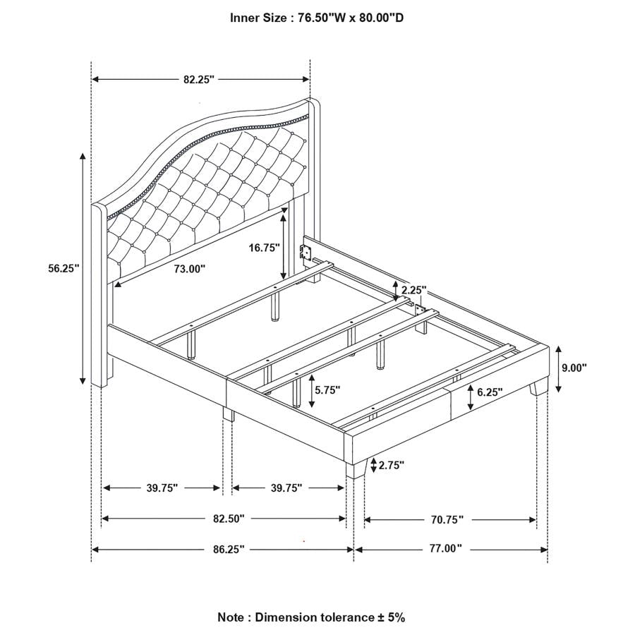 Sonoma Grey Eastern King Bed - MyWaynesHome #