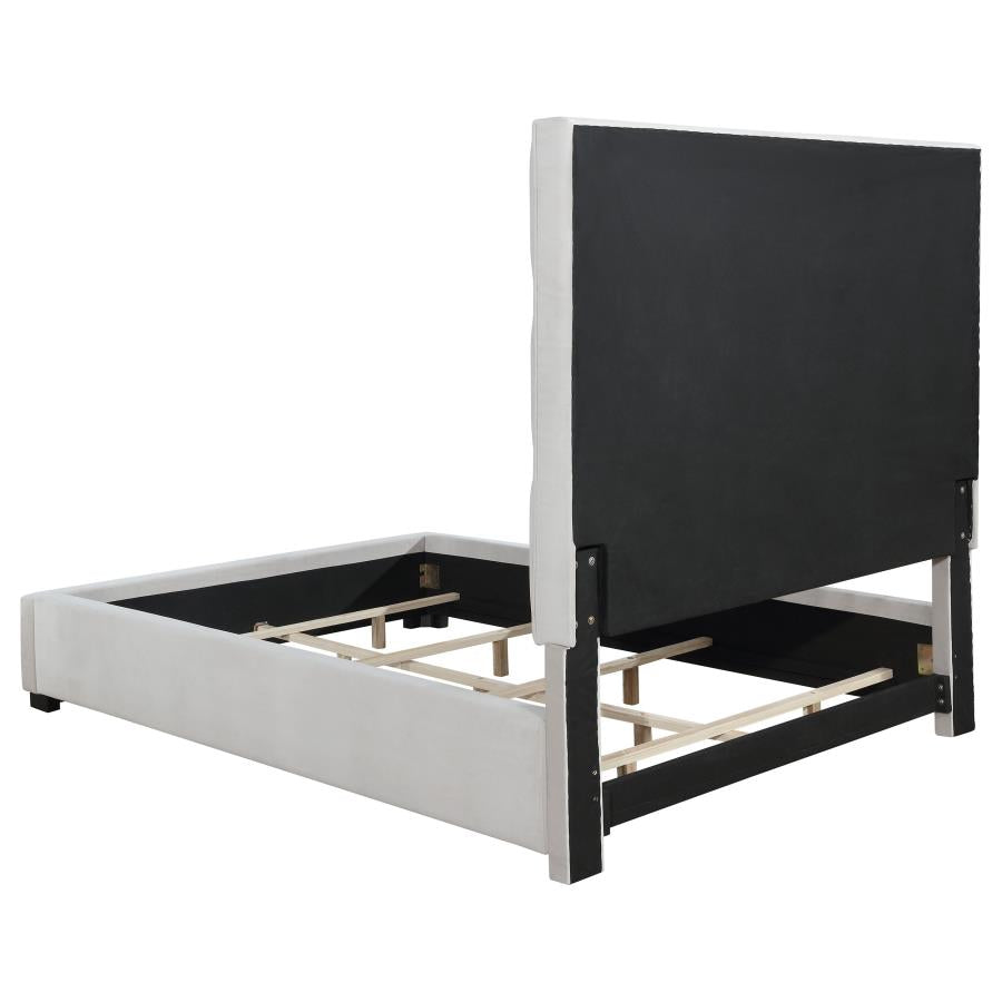 Panes Beige Queen Bed - MyWaynesHome #