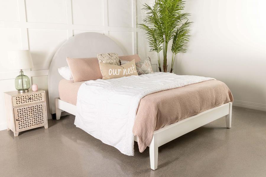 June Ivory Twin Headboard - MyWaynesHome #