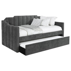 Kingston Grey Twin Daybed W/ Trundle - MyWaynesHome #