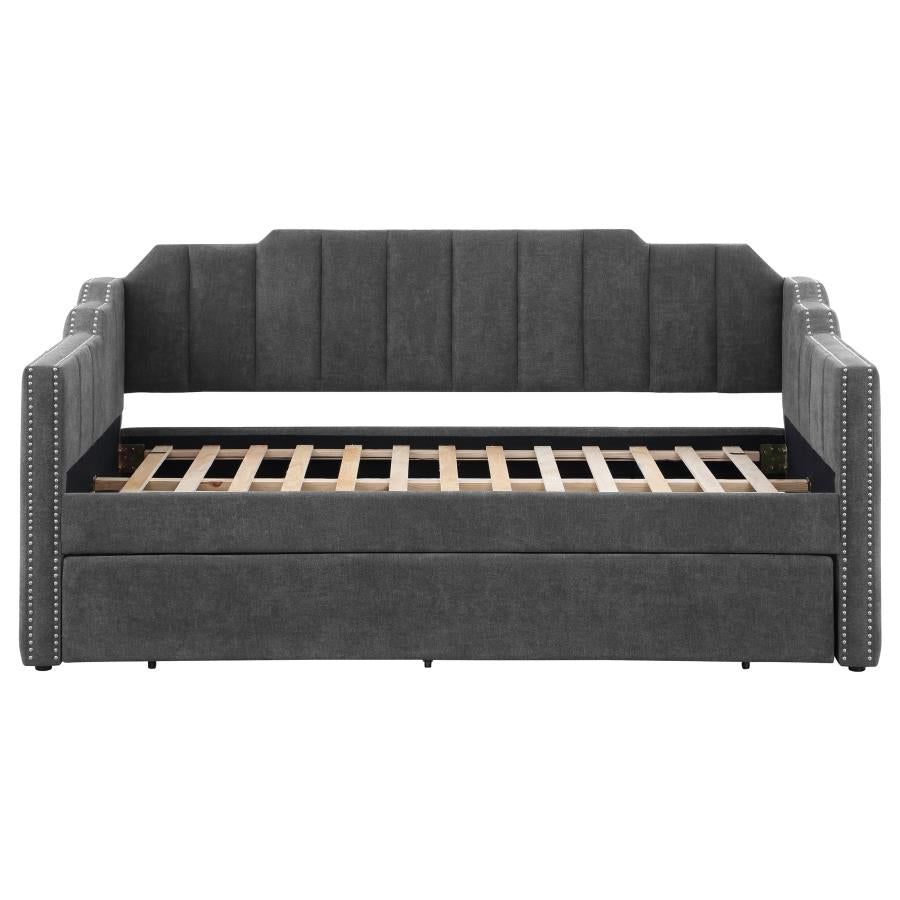 Kingston Grey Twin Daybed W/ Trundle - MyWaynesHome #