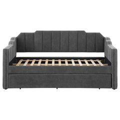 Kingston Grey Twin Daybed W/ Trundle - MyWaynesHome #