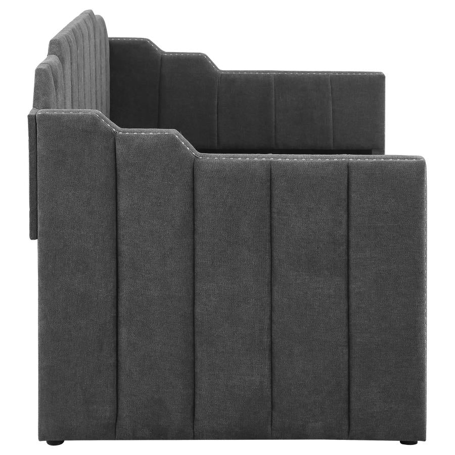 Kingston Grey Twin Daybed W/ Trundle - MyWaynesHome #