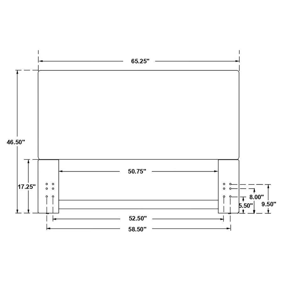 Izzy Grey Queen / Full Headboard - MyWaynesHome #